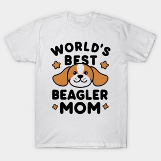 World's Greatest Beagle Mom Funny Dog Mama Pet Lover T-Shirt